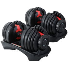 Zeke 24kg Adjustable Dumbbells (Set of 2)